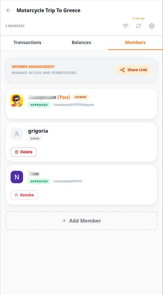Members Management